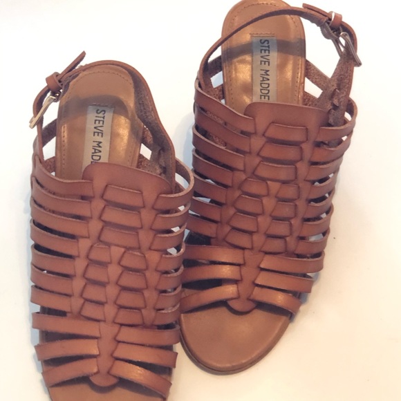 Brown sandal block heels Steve Madden - Picture 2 of 4